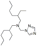 91273-04-0,N,N-Bis(2-ethylhexyl)-[(1,2,4-triazol-1-yl)methyl]amin