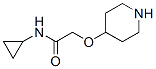 912761-41-2,N-CYCLOPROPYL-2-(PIPERIDIN-4-YLOXY)ACETAMIDE