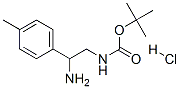 912762-91-5,(2-AMINO-2-P-TOLYL-ETHYL)-CARBAMIC ACID TERT-BUTYL ESTER HYDROCHLORIDE