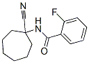 912771-12-1,N-(1-CYANO-CYCLOHEPTYL)-2-FLUORO-BENZAMIDE