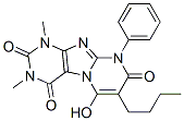 91284-90-1,Pyrimido[2,1-f]purine-2,4,8(1H,3H,9H)-trione,  7-butyl-6-hydroxy-1,3-dimethyl-9-phenyl-