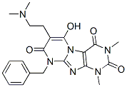 91285-23-3,Pyrimido[2,1-f]purine-2,4,8(1H,3H,9H)-trione,  7-[2-(dimethylamino)ethyl]-6-hydroxy-1,3-dimethyl-9-(phenylmethyl)-