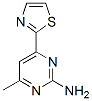 913322-48-2,4-METHYL-6-(1,3-THIAZOL-2-YL)PYRIMIDIN-2-AMINE