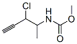 91434-63-8,Carbamic  acid,  (2-chloro-1-methyl-3-butynyl)-,  methyl  ester  (9CI)