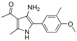 91480-88-5,1-[4-amino-5-(4-methoxy-3-methyl-phenyl)-2-methyl-1H-pyrrol-3-yl]ethan one