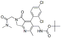 915731-88-3,[4-(2,4-Dichlorophenyl)-6-dimethylcarbamoylmethyl-2-methyl-5-oxo-6,7-dihydro-5H-pyrrolo[3,4-b]pyridin-3-ylmethyl]carbamic acid tert-butyl ester