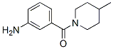 915908-51-9,(3-AMINOPHENYL)(4-METHYL-1-PIPERIDINYL)METHANONE