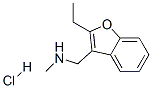 91639-76-8,N-[(2-ETHYL-1-BENZOFURAN-3-YL)METHYL]-N-METHYLAMINE HYDROCHLORIDE