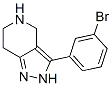 916423-55-7,3-(3-BROMOPHENYL)-4,5,6,7-TETRAHYDRO-2H-PYRAZOLO[4,3-C]PYRIDINE
