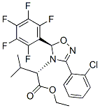 916676-19-2,(S)-ETHYL 2-((R)-3-(2-CHLOROPHENYL)-5-(PERFLUOROPHENYL)-1,2,4-OXADIAZOL-4(5H)-YL)-3-METHYLBUTANOATE