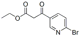 916791-37-2,ETHYL 3-(6-BROMOPYRIDIN-3-YL)-3-OXOPROPANOATE