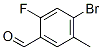 916792-23-9,4-BROMO-2-FLUORO-5-METHYLBENZALDEHYDE
