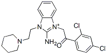 917745-50-7,1H-Benzimidazolium,  2-amino-3-[2-(2,4-dichlorophenyl)-2-oxoethyl]-1-[2-(1-piperidinyl)ethyl]-