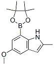 919119-61-2,5-METHOXY-2-METHYL-7-(4,4,5,5-TETRAMETHYL-1,3,2-DIOXABOROLAN-2-YL)-1H-INDOLE