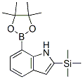 919119-70-3,7-(4,4,5,5-TETRAMETHYL-1,3,2-DIOXABOROLAN-2-YL)-2-(TRIMETHYLSILYL)-1H-INDOLE