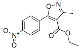 91956-02-4,4-Isoxazolecarboxylicacid,3-methyl-5-(p-nitrophenyl)-,ethylester(7CI)