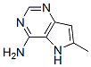 91982-44-4,5H-Pyrrolo[3,2-d]pyrimidine, 4-amino-6-methyl- (7CI)