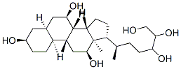 91999-66-5,(3R,5S,7R,8S,9S,10S,12S,13R,14S,17R)-10,13-dimethyl-17-[(2R)-5,6,7-trihydroxyheptan-2-yl]-2,3,4,5,6,7,8,9,11,12,14,15,16,17-tetradecahydro-1H-cyclopenta[a]phenanthrene-3,7,12-triol
