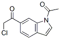 92013-04-2,1H-Indole, 1-acetyl-6-(chloroacetyl)- (9CI)