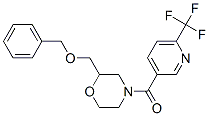 921173-04-8,METHANONE, [2-[(PHENYLMETHOXY)METHYL]-4-MORPHOLINYL][6-(TRIFLUOROMETHYL)-3-PYRIDINYL]-