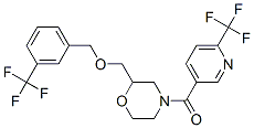 922422-75-1,METHANONE, [2-[[[3-(TRIFLUOROMETHYL)PHENYL]METHOXY]METHYL]-4-MORPHOLINYL][6-(TRIFLUOROMETHYL)-3-PYRIDINYL]-