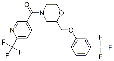 922424-58-6,METHANONE, [2-[[3-(TRIFLUOROMETHYL)PHENOXY]METHYL]-4-MORPHOLINYL][6-(TRIFLUOROMETHYL)-3-PYRIDINYL]-