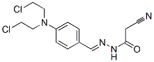 92298-18-5,N-[[4-[bis(2-chloroethyl)amino]phenyl]methylideneamino]-2-cyano-acetam ide