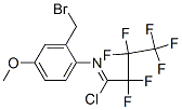 923569-78-2,N-[2-(BROMOMETHYL)-4-METHOXYPHENYL]-2,2,3,3,4,4,4-HEPTAFLUOROBUTANIMIDOYL CHLORIDE