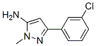 92406-44-5,5-(3-CHLORO-PHENYL)-2-METHYL-2H-PYRAZOL-3-YLAMINE