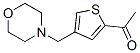 924852-23-3,1-[4-(MORPHOLIN-4-YLMETHYL)-2-THIENYL]ETHANONE