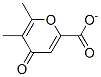 92490-75-0,5,6-dimethyl-4-oxo-pyran-2-carboxylate