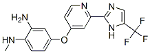 927880-89-5,1,2-BENZENEDIAMINE, N1-METHYL-4-[[2-[5-(TRIFLUOROMETHYL)-1H-IMIDAZOL-2-YL]-4-PYRIDINYL]OXY]-