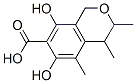 92838-21-6,6,8-dihydroxy-3,4,5-trimethyl-isochroman-7-carboxylic acid