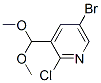 928653-74-1,5-BROMO-2-CHLORO-3-DIMETHOXYMETHYL-PYRIDINE