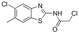 928712-04-3,2-CHLORO-N-(5-CHLORO-6-METHYL-2-BENZOTHIAZOLYL)-ACETAMIDE