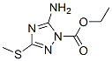 92945-32-9,1H-1,2,4-Triazole-1-carboxylicacid,5-amino-3-(methylthio)-,ethylester(9CI)