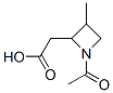 92992-16-0,2-Azetidineacetic acid, 1-acetyl-3-methyl- (9CI)