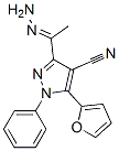 933065-53-3,1H-Pyrazole-4-carbonitrile,  5-(2-furanyl)-3-(1-hydrazinylideneethyl)-1-phenyl-
