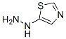 933728-35-9,Thiazole,  5-hydrazinyl-