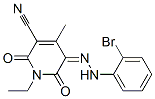 934088-16-1,3-Pyridinecarbonitrile,  5-[2-(2-bromophenyl)hydrazinylidene]-1-ethyl-1,2,5,6-tetrahydro-4-methyl-2,6-dioxo-