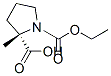 93423-88-2,(2S)-1,2-PYRROLIDINEDICARBOXYLIC ACID-1-ETHYL-2-METHYL ESTER