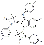 935756-04-0,(Z)-4-((E)-1-(3,3-DIMETHYL-4-OXO-1-P-TOLYLAZETIDIN-2-YL)-5-METHYL-3-(P-TOLYLIMINO)INDOLIN-2-YLIDENE)-3,3-DIMETHYL-1-P-TOLYLAZETIDIN-2-ONE