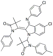 935756-06-2,(Z)-4-((E)-5-CHLORO-3-(4-CHLOROPHENYLIMINO)-1-(3,3-DIMETHYL-4-OXO-1-P-TOLYLAZETIDIN-2-YL)INDOLIN-2-YLIDENE)-3,3-DIMETHYL-1-P-TOLYLAZETIDIN-2-ONE