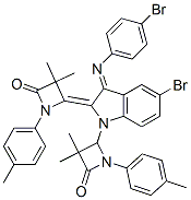 935756-07-3,(Z)-4-((E)-5-BROMO-3-(4-BROMOPHENYLIMINO)-1-(3,3-DIMETHYL-4-OXO-1-P-TOLYLAZETIDIN-2-YL)INDOLIN-2-YLIDENE)-3,3-DIMETHYL-1-P-TOLYLAZETIDIN-2-ONE