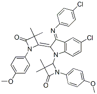 935756-09-5,(Z)-4-((E)-5-CHLORO-3-(4-CHLOROPHENYLIMINO)-1-(1-(4-METHOXYPHENYL)-3,3-DIMETHYL-4-OXOAZETIDIN-2-YL)INDOLIN-2-YLIDENE)-1-(4-METHOXYPHENYL)-3,3-DIMETHYLAZETIDIN-2-ONE