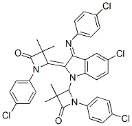 935756-10-8,(Z)-4-((E)-5-CHLORO-1-(1-(4-CHLOROPHENYL)-3,3-DIMETHYL-4-OXOAZETIDIN-2-YL)-3-(4-CHLOROPHENYLIMINO)INDOLIN-2-YLIDENE)-1-(4-CHLOROPHENYL)-3,3-DIMETHYLAZETIDIN-2-ONE