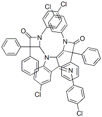 935756-20-0,(Z)-4-((E)-5-CHLORO-1-(1-(4-CHLOROPHENYL)-4-OXO-3,3-DIPHENYLAZETIDIN-2-YL)-3-(4-CHLOROPHENYLIMINO)INDOLIN-2-YLIDENE)-1-(4-CHLOROPHENYL)-3,3-DIPHENYLAZETIDIN-2-ONE