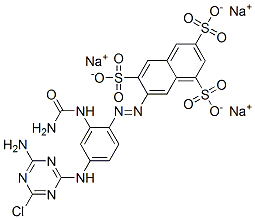 93658-87-8,7-[[2-[(aminocarbonyl)amino]-4-[(4-amino-6-chloro-1,3,5-triazin-2-yl)amino]phenyl]azo]naphthalene-1,3,6-trisulphonic, acid sodium salt