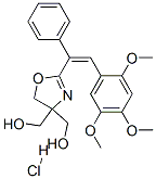 93777-58-3,2-[1-phenyl-2-(2,4,5-trimethoxyphenyl)vinyl]-2-oxazoline-4,4-dimethanol hydrochloride