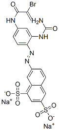 93804-44-5,disodium 7-[[2-[(aminocarbonyl)amino]-4-[(2-bromo-1-oxoallyl)amino]phenyl]azo]naphthalene-1,3-disulphonate